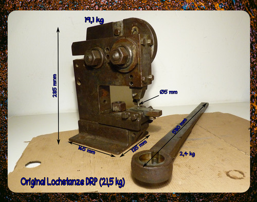 Original lochstanze drp 5 - drp, (21,5