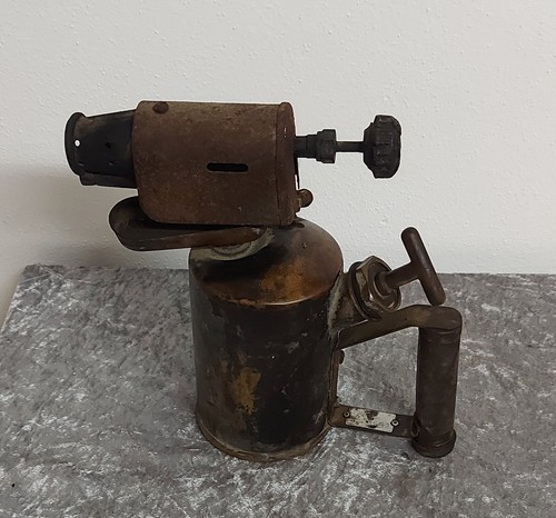 Große antike lötlampe - antike,