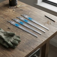 Säbelsägeblätter Set Holz